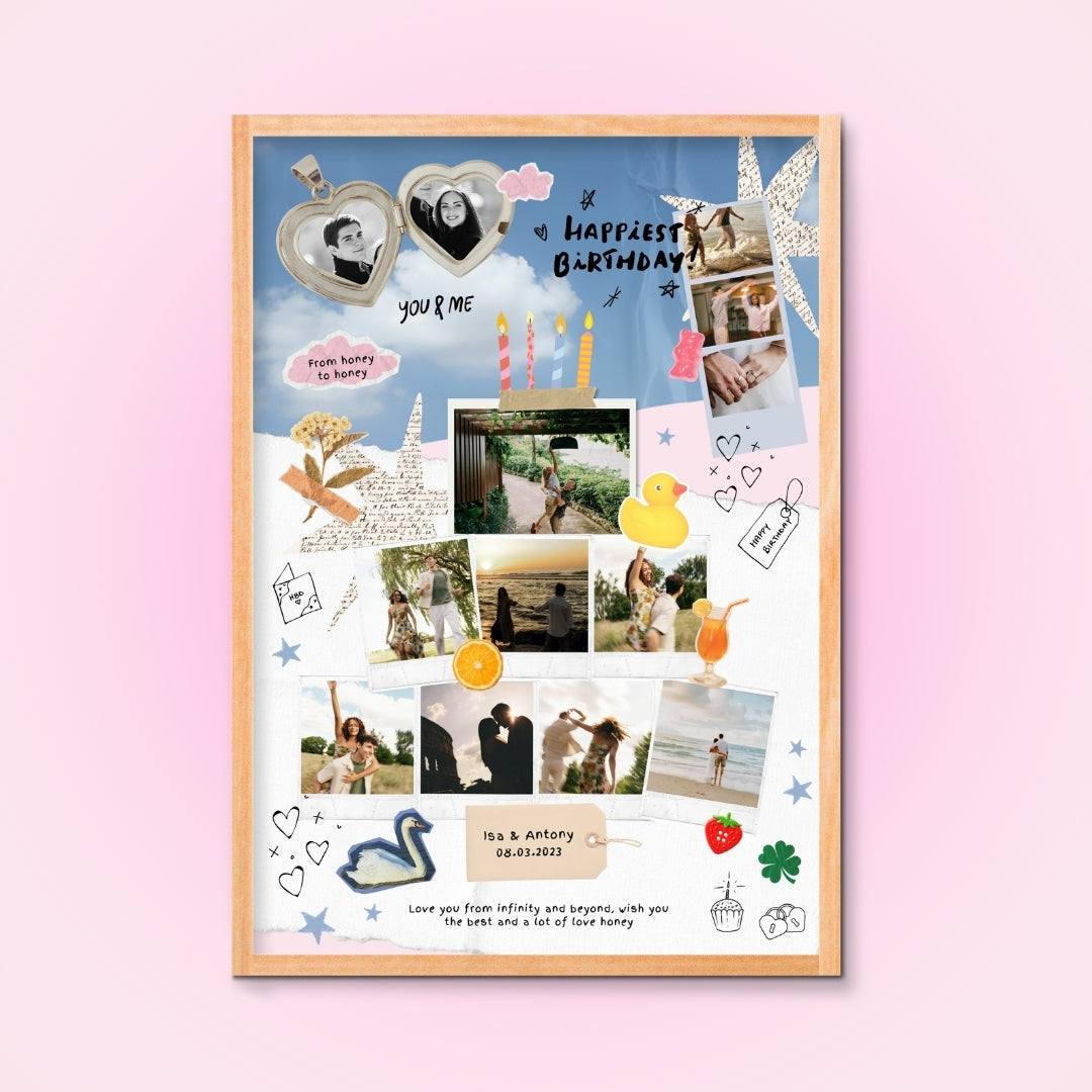 Affiche Anniversaire personnalisée