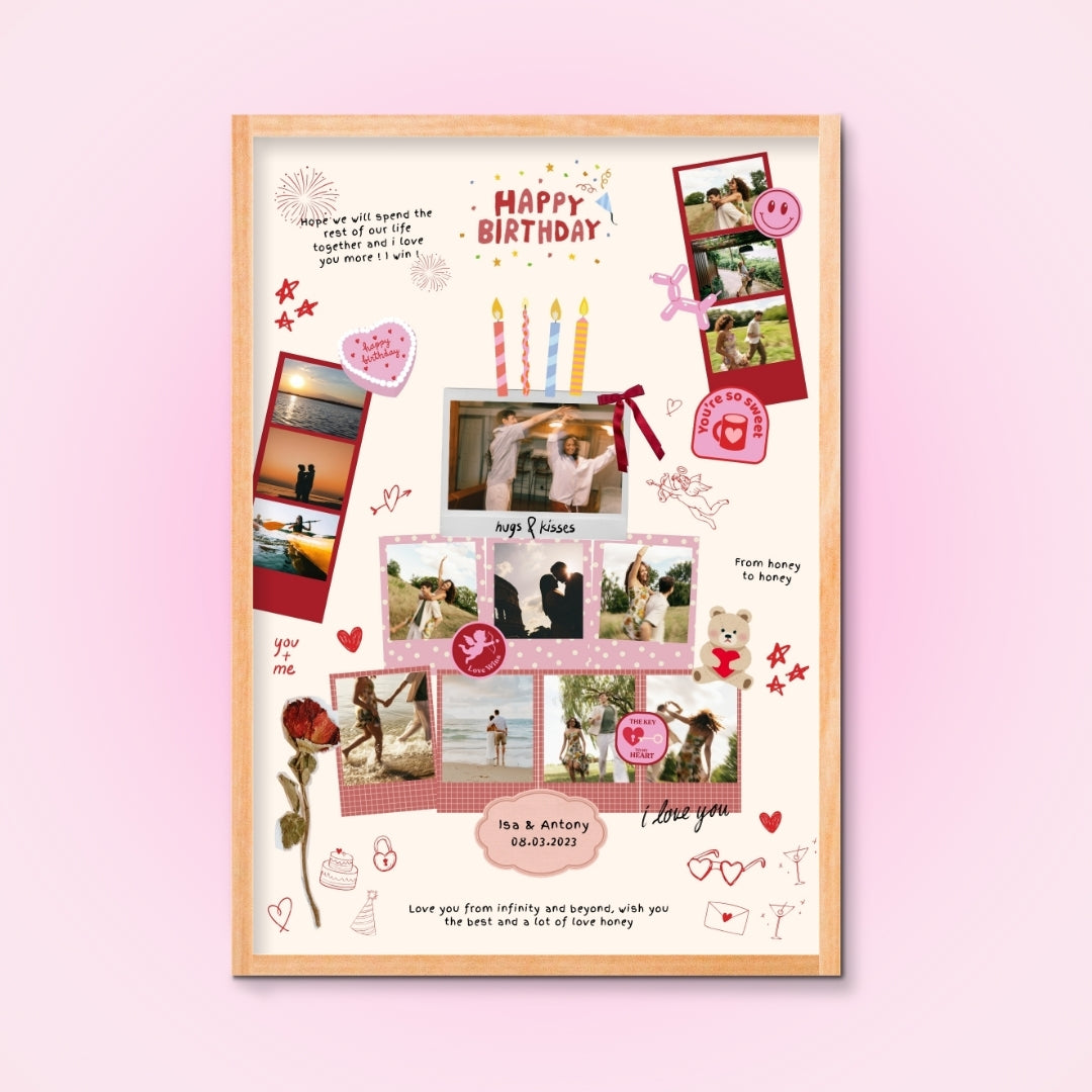 Affiche Anniversaire personnalisée