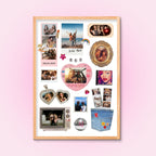 Affiche Souvenir Personnalisée – Memory Box Digitale à Éditer (Spécial BFF/Amitié)