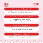 Affiche Souvenir Personnalisée – Memory Box Digitale à Éditer (Spécial BFF/Amitié)