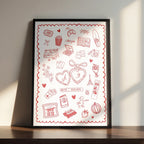 Cadre + Affiche personnalisée