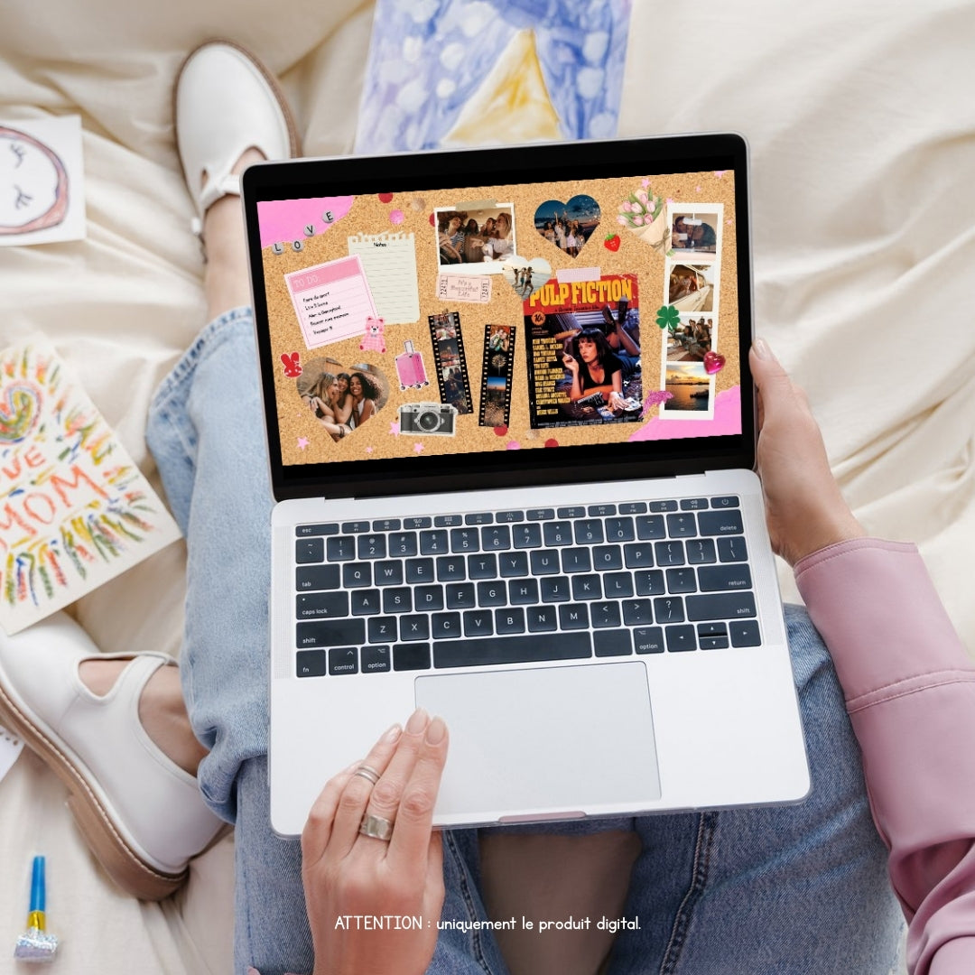 Fond d'écran personnalisable pour ordinateur (Modèle A)