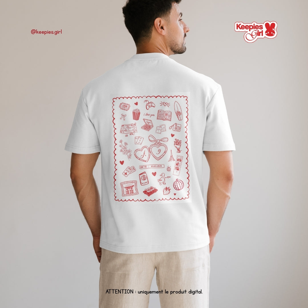 Visuel personnalisé - 100% à votre image (Modèle A)