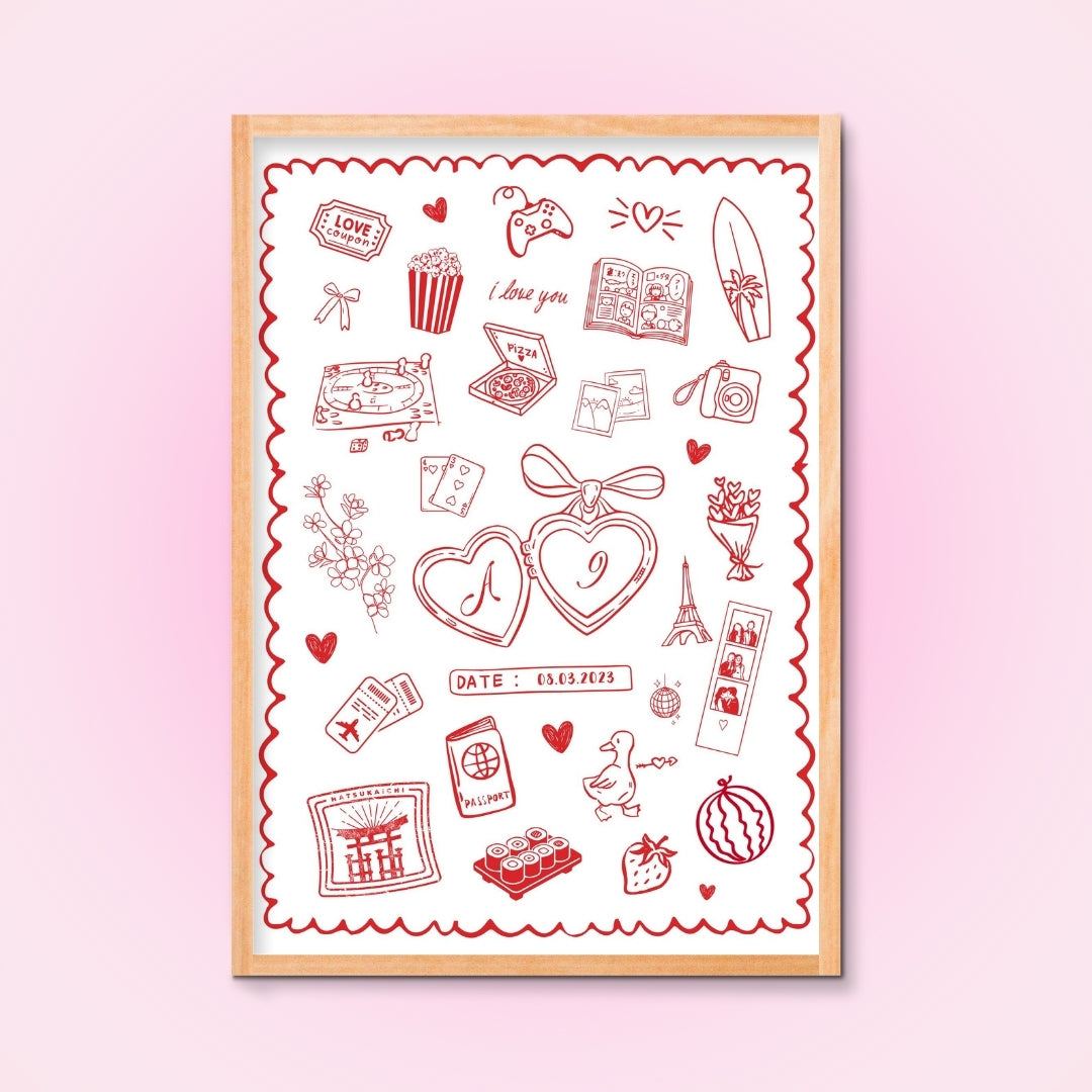 Visuel personnalisé - 100% à votre image (Modèle A)