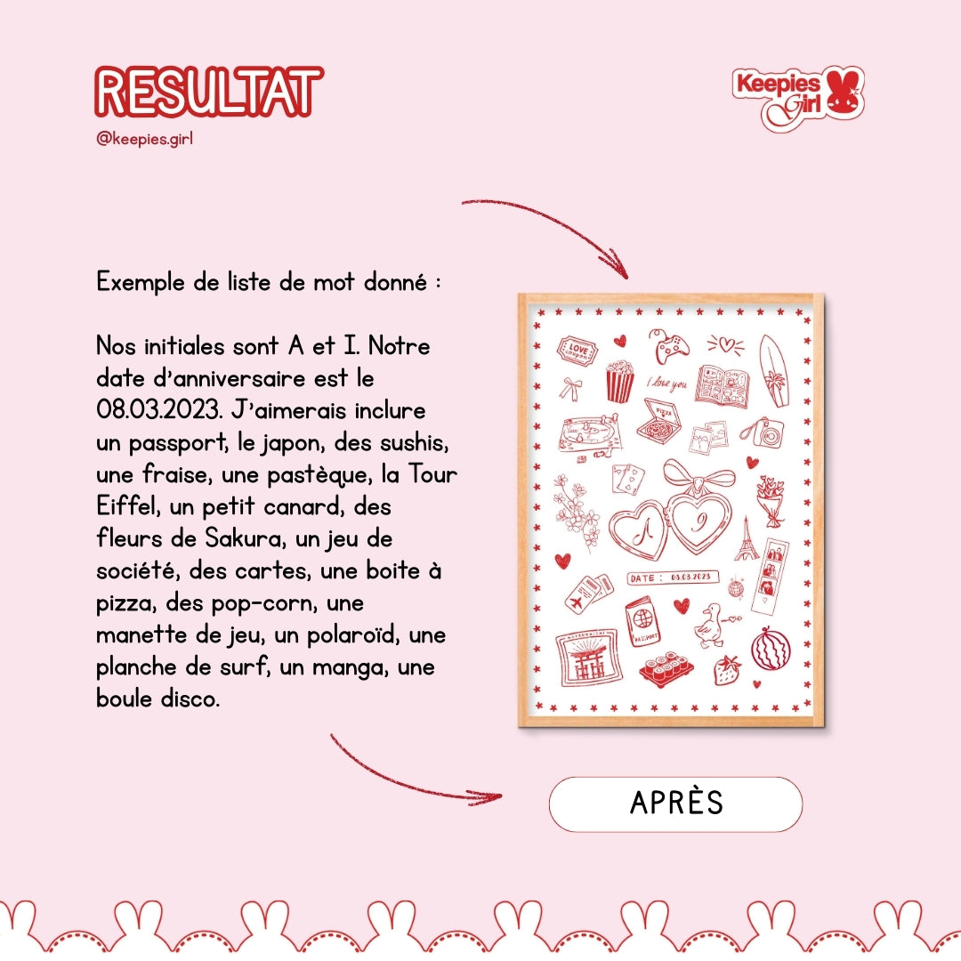 Visuel personnalisé - 100% à votre image (Modèle B)