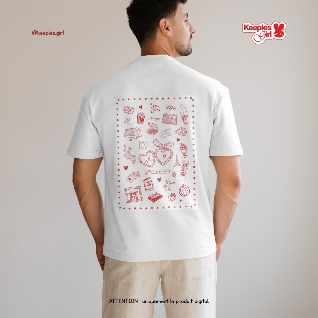 Visuel personnalisé - 100% à votre image (Modèle B)