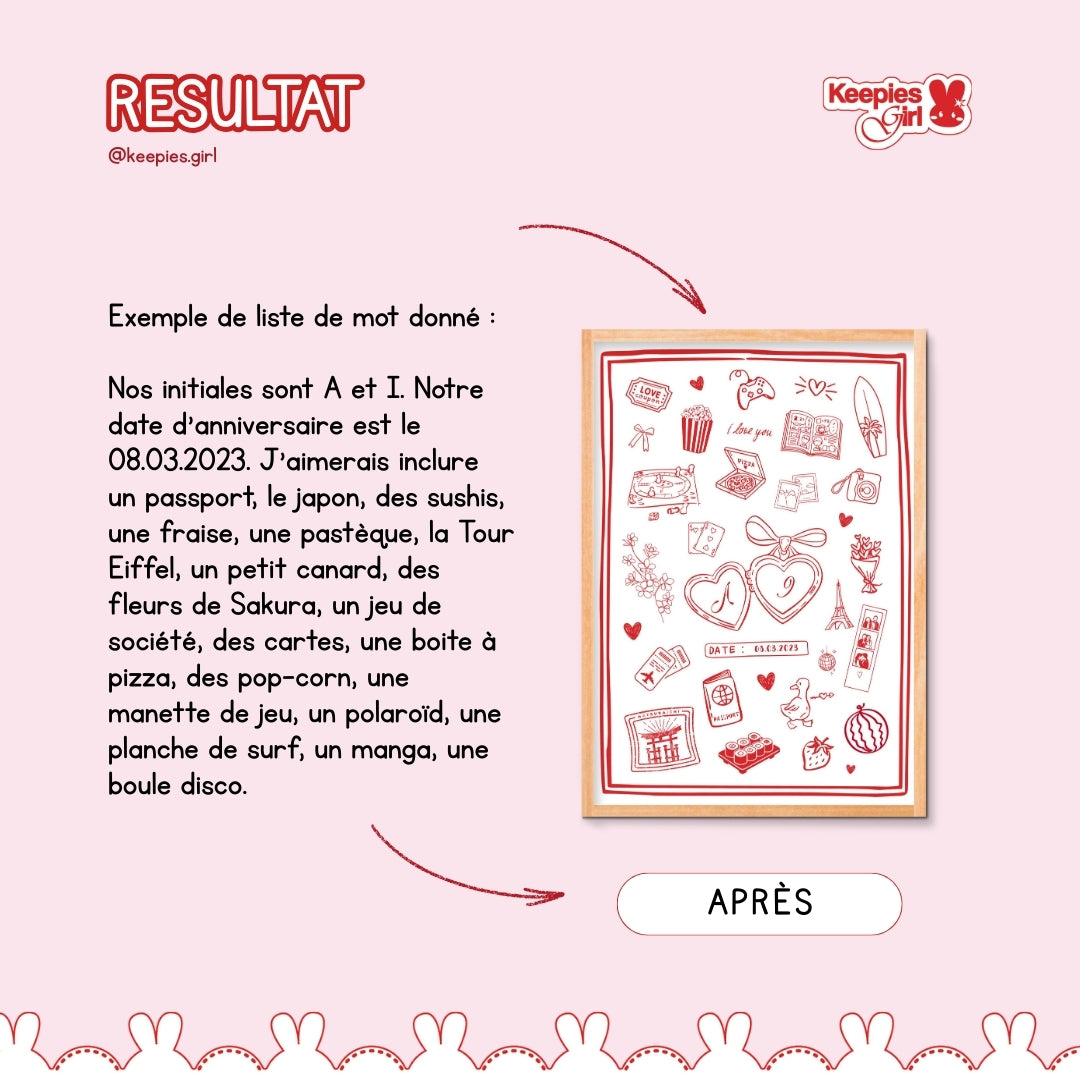 Visuel personnalisé - 100% à votre image (Modèle C)