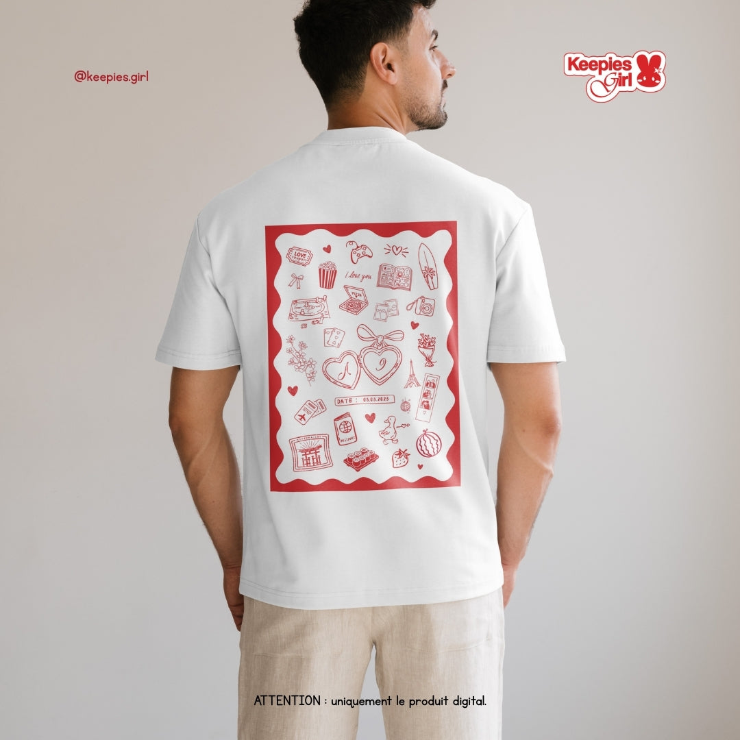 Visuel personnalisé - 100% à votre image (Modèle D)