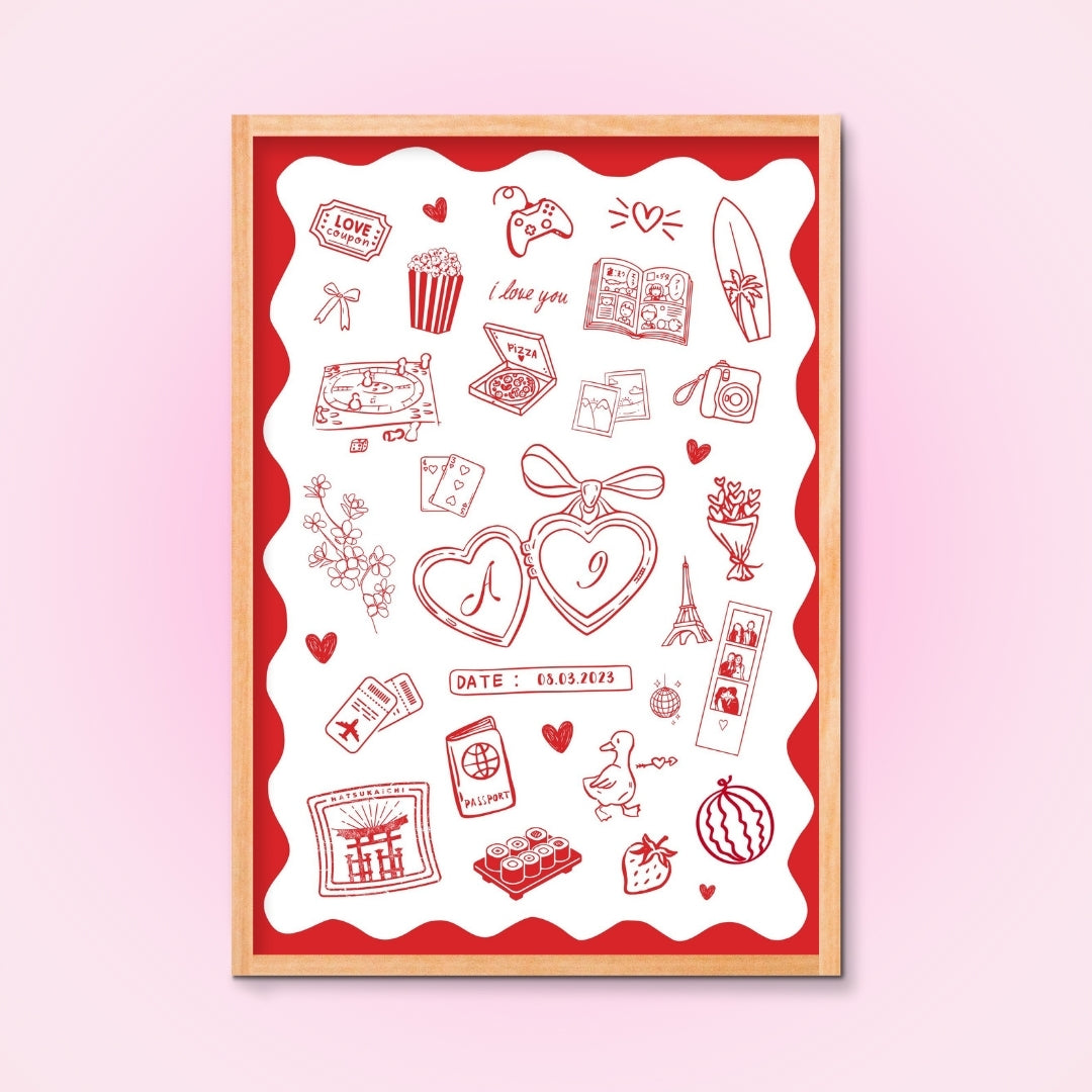 Visuel personnalisé - 100% à votre image (Modèle D)