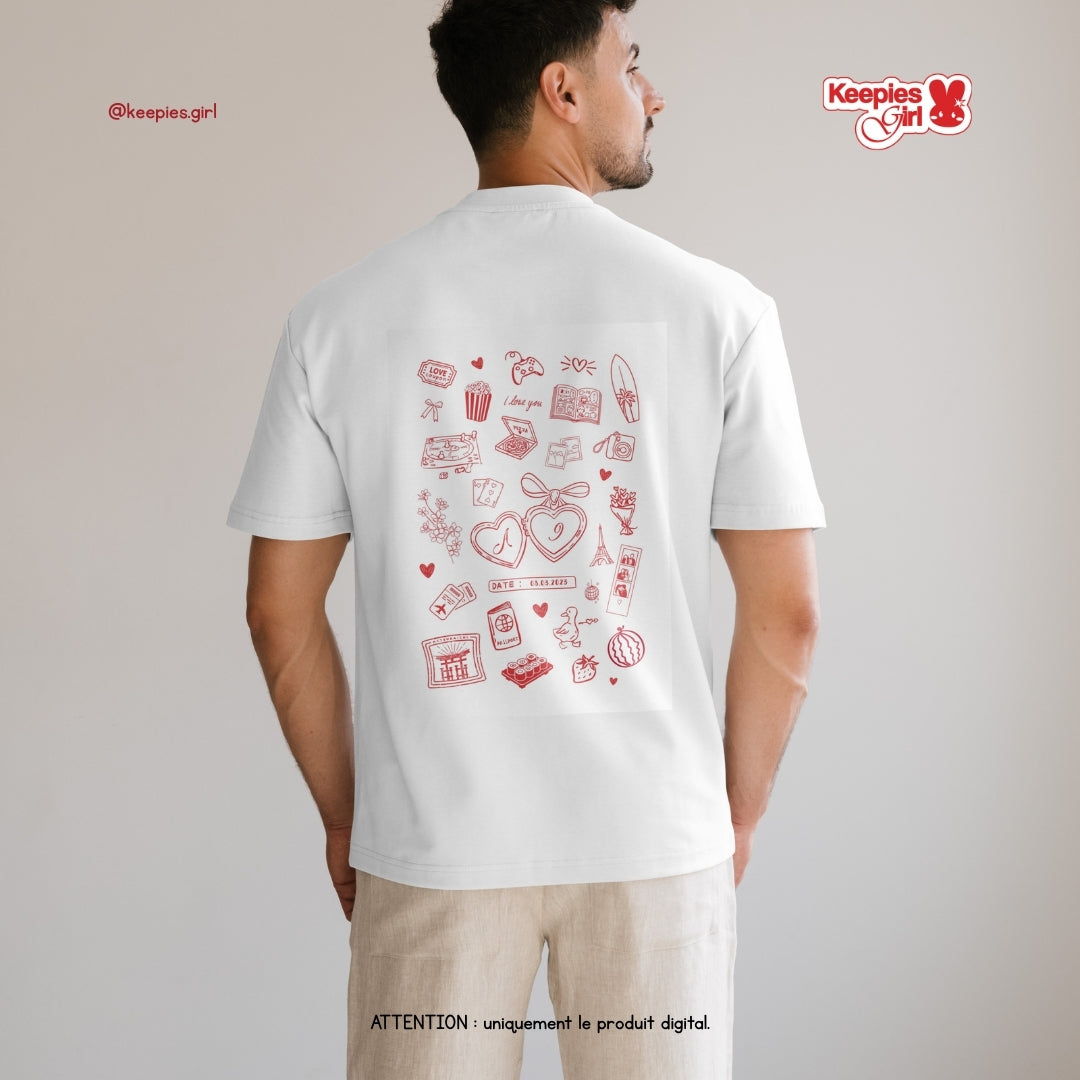 Visuel personnalisé - 100% à votre image (Modèle E)