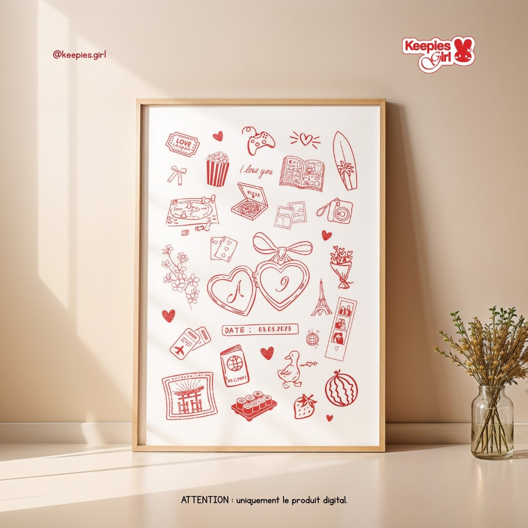 Visuel personnalisé - 100% à votre image (Modèle E)