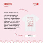 T-shirt personnalisé - 100% coton