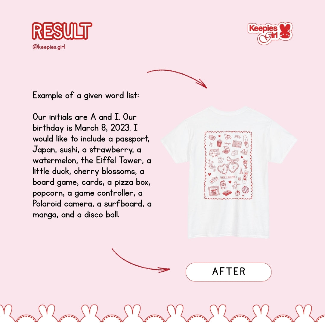 T-shirt personnalisé - 100% coton