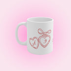 Mug personnalisé - Initiales coeur